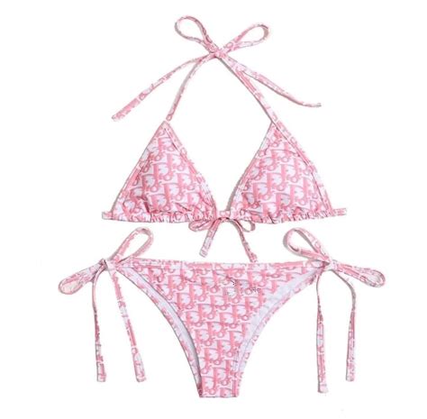 bikini dior pink|pink dior bathing suits.